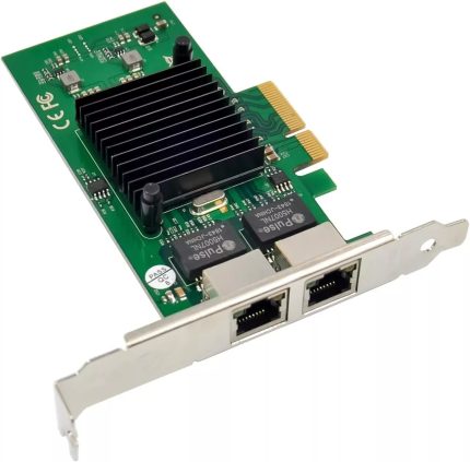 Dual Port Gigabit Ethernet Network Server Adapter with Intel 82576 PCI-E x1 1Gbps