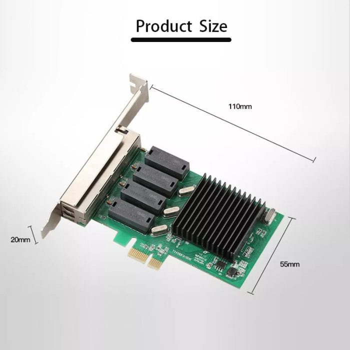 Installation of 4-Port Gigabit PCI-E Network Card into Desktop PC